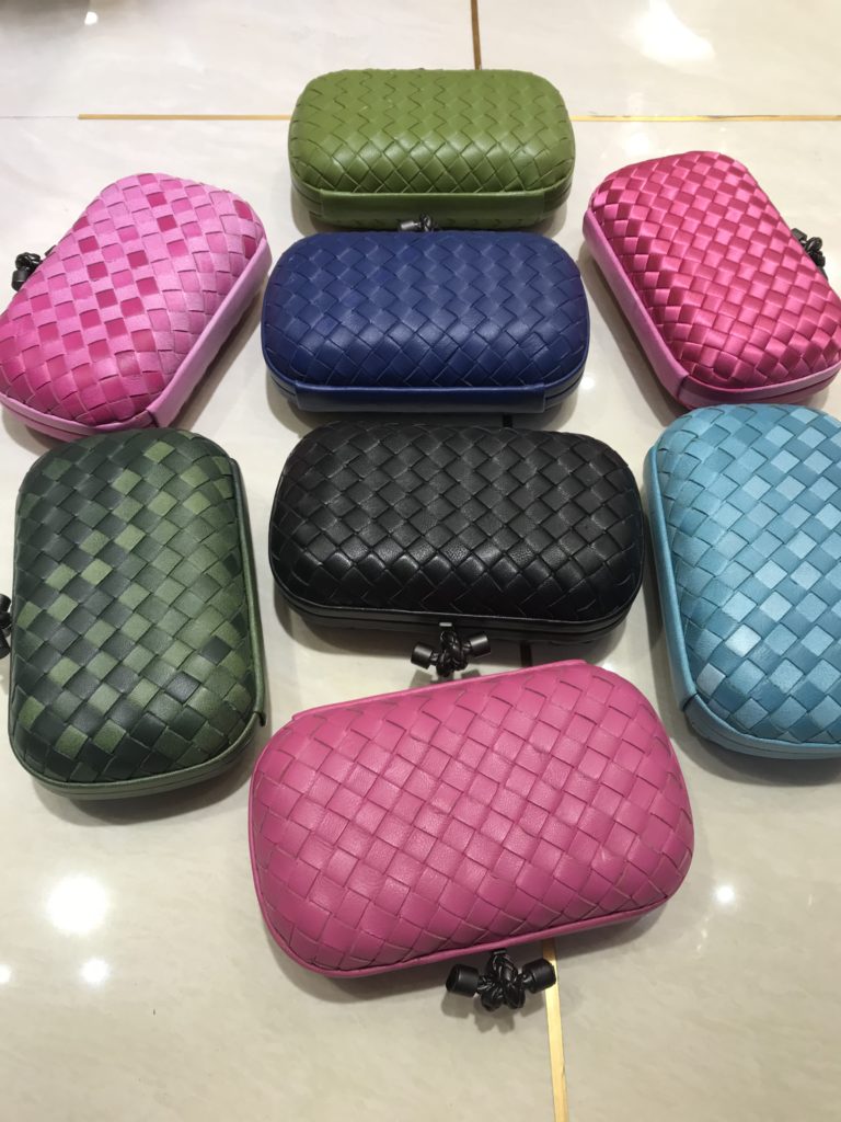 Real 1:1 Bottega Veneta Pouch Clutches in Multiple Colors