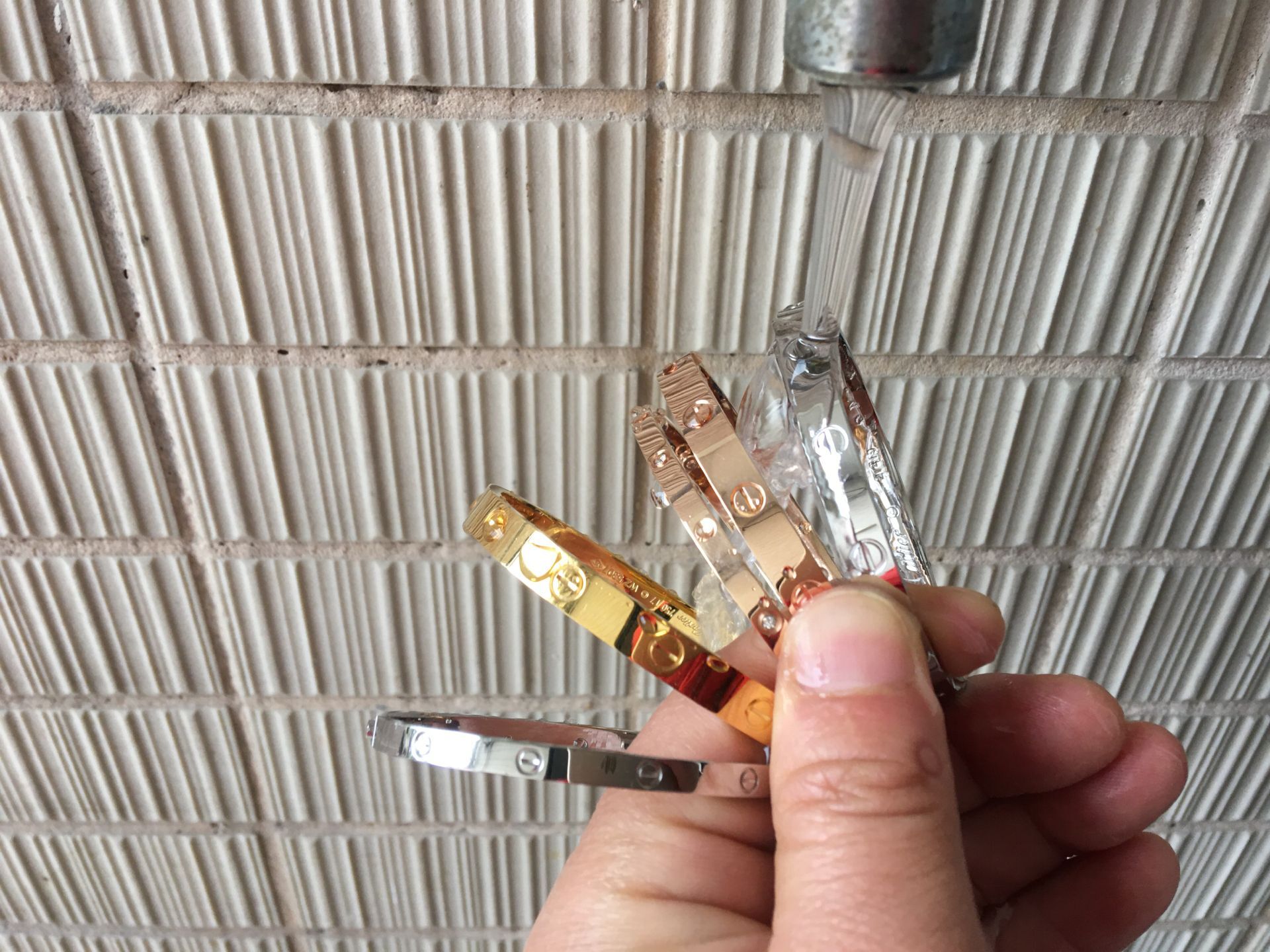 how to wear a cartier love bracelet