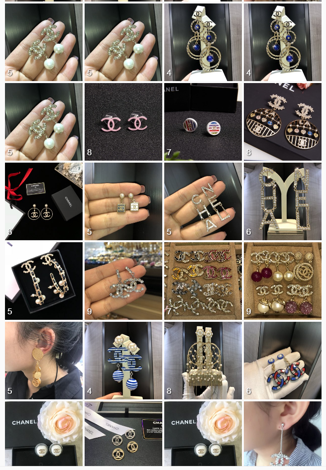 chanel earrings 2019