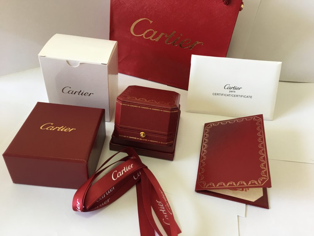 Cartier love bracelet red box, paper certificate, box packaging sets