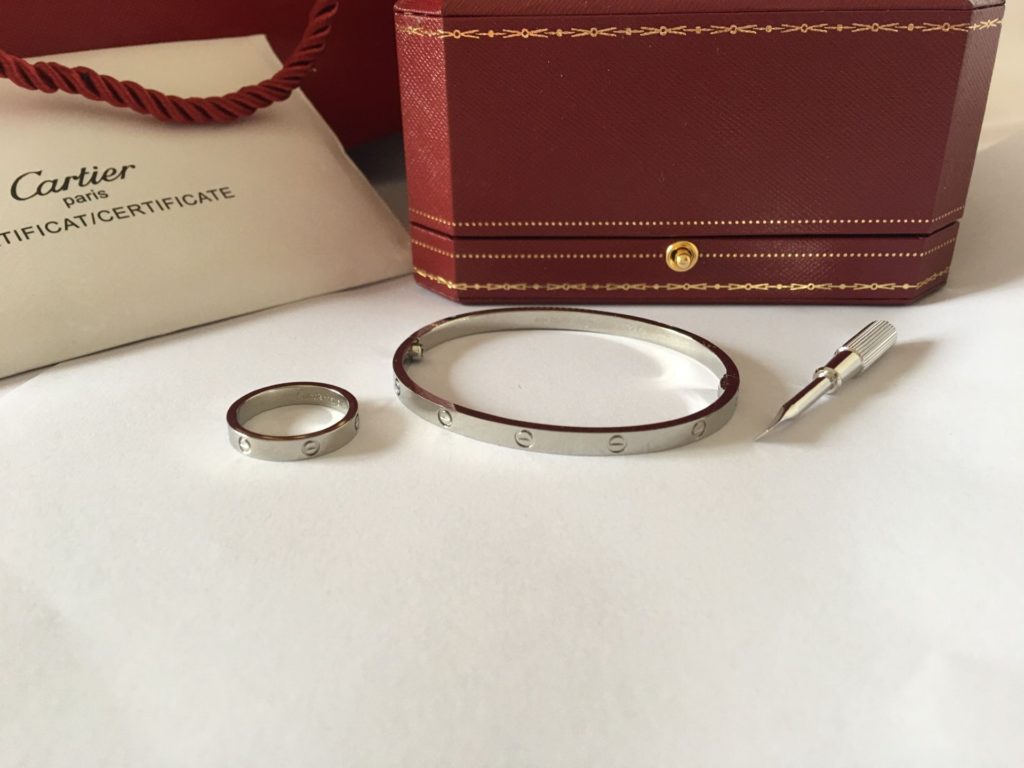 Cartier Love Bracelet & Ring Small Model
