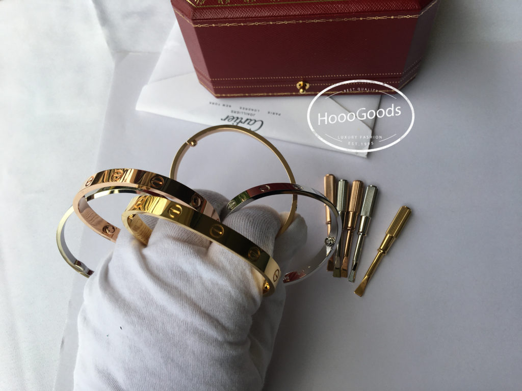 Cartier love bracelet different widths