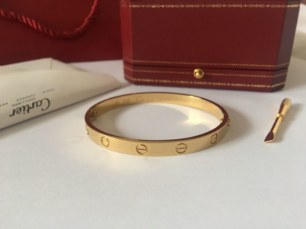 Cartier Love Bracelet Mens Yellow Gold
