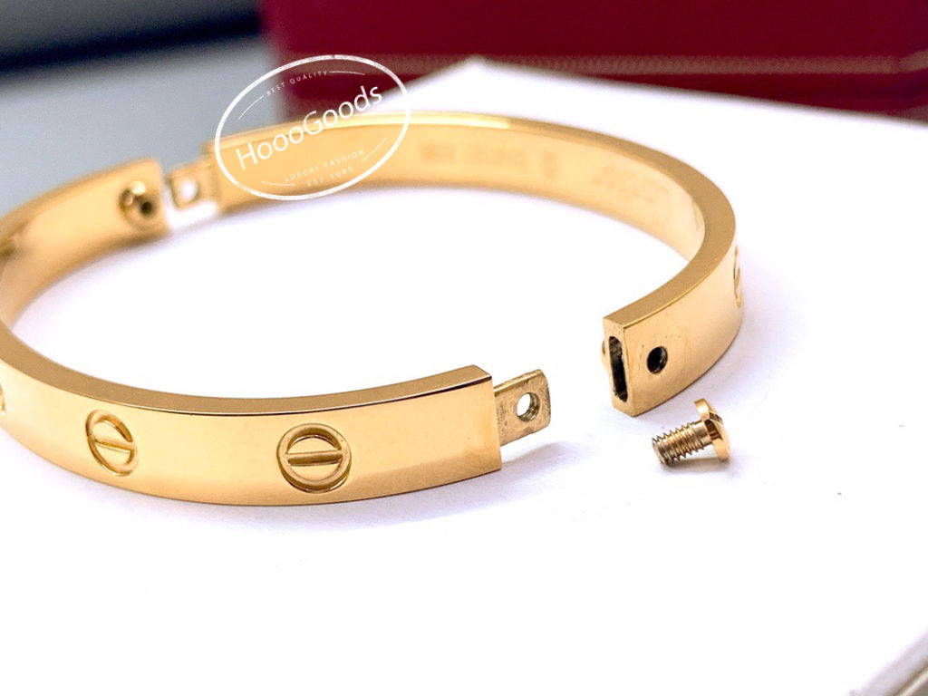 Cartier Love Bracelet old screw system model yellow gold