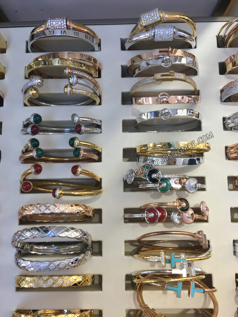 Bvlgari bracelets, Chanel bracelet and Tiffany Bracelets
