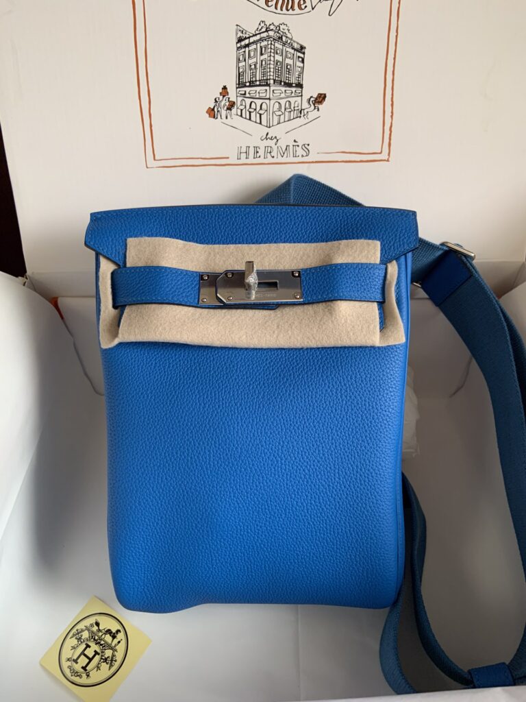 HERMES HAC A DOS BACKPACK Blue Hydra