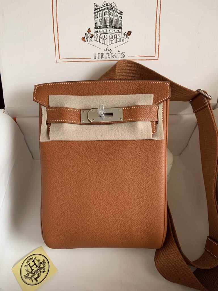 Gold phw HERMES HAC A DOS BACKPACK pm