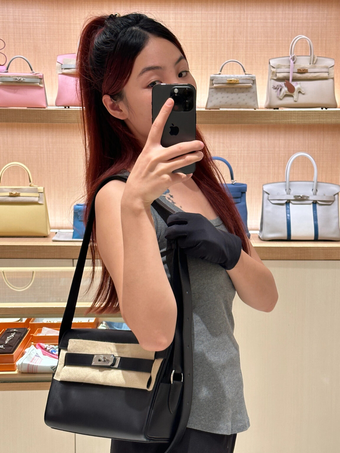 HERMES Kelly Messenger Bag PM 27CM & GM 33CM HoooFashion