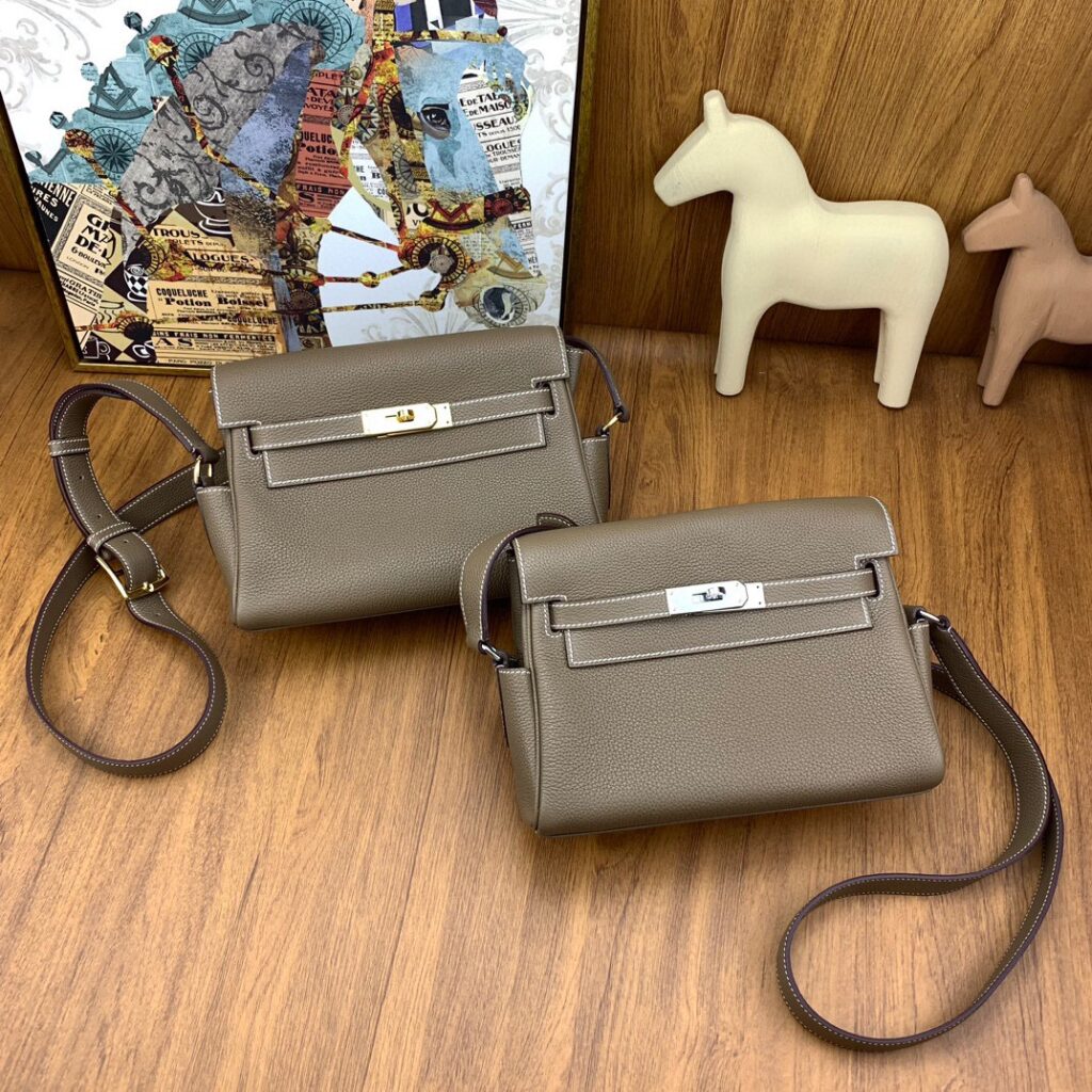 ETOUPE TOGO HERMES KELLY MESSENGER GHW AND PHW
